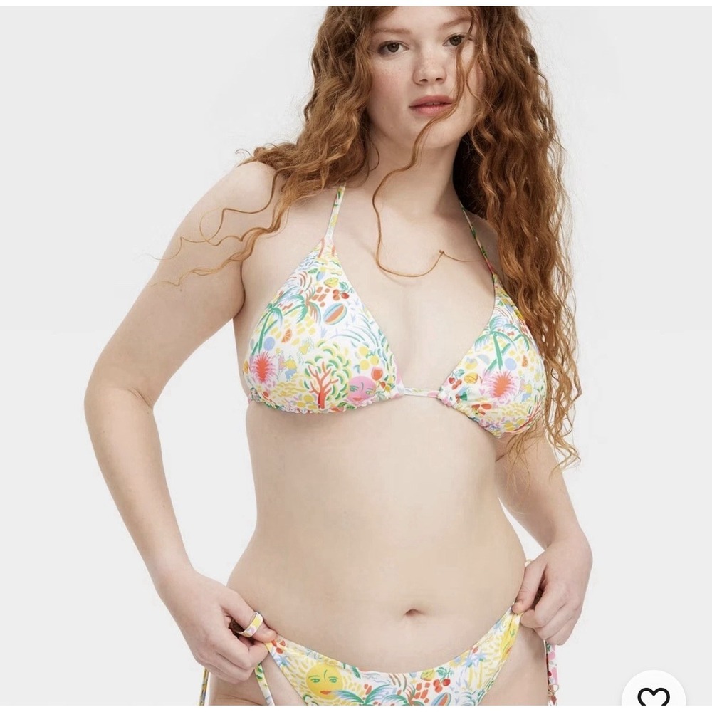 Roller Rabbit x Target‎ Women's Small Vacation/Star Geo Bikini Set Reversible
